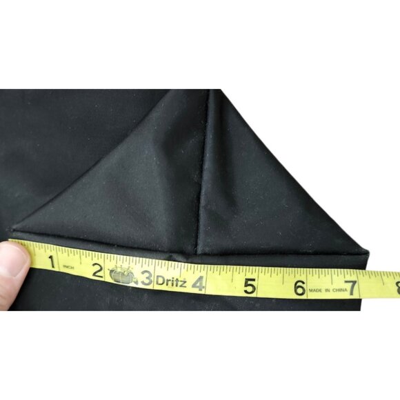 Longchamp Le Pliage Large Nylon Tote Bag Black Leather Trim Shoulder Purse - Picture 13 of 15